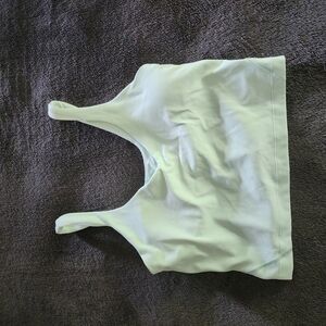lululemon athletica Light Green Crop Top